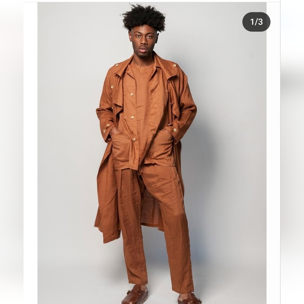 MONITALY SS18 ‎ Spring Coat Linen
